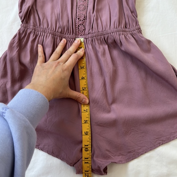 Romper, mauve, pink, purple, size XS - Picture 8 of 11